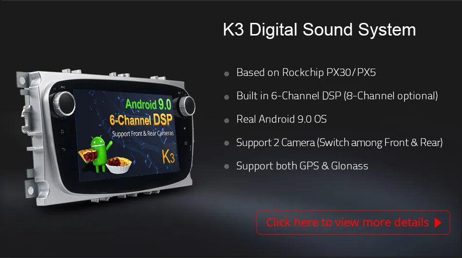 Cheap Ownice K1 K2 K3 K5 K6 Android 9.0 Octa 8 Core Car DVD Player For FORD Mondeo S-MAX Connect FOCUS  2008-2011 Radio GPS 4G LTE DSP 11