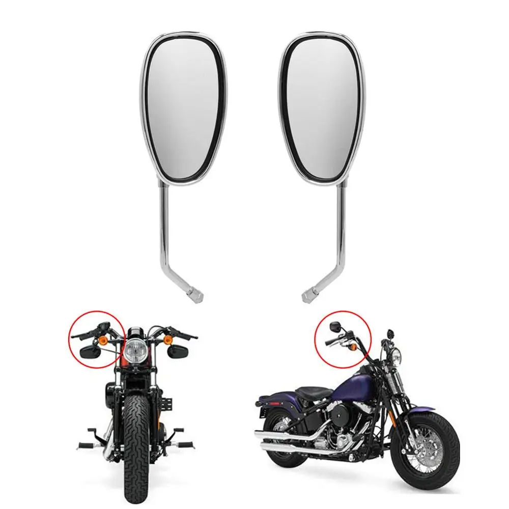 Мотоцикл 10 мм зеркало заднего вида Кафе Racer Retroviseur аксессуары для мотоциклов Honda Shadow 750 VTX1300C/R/T