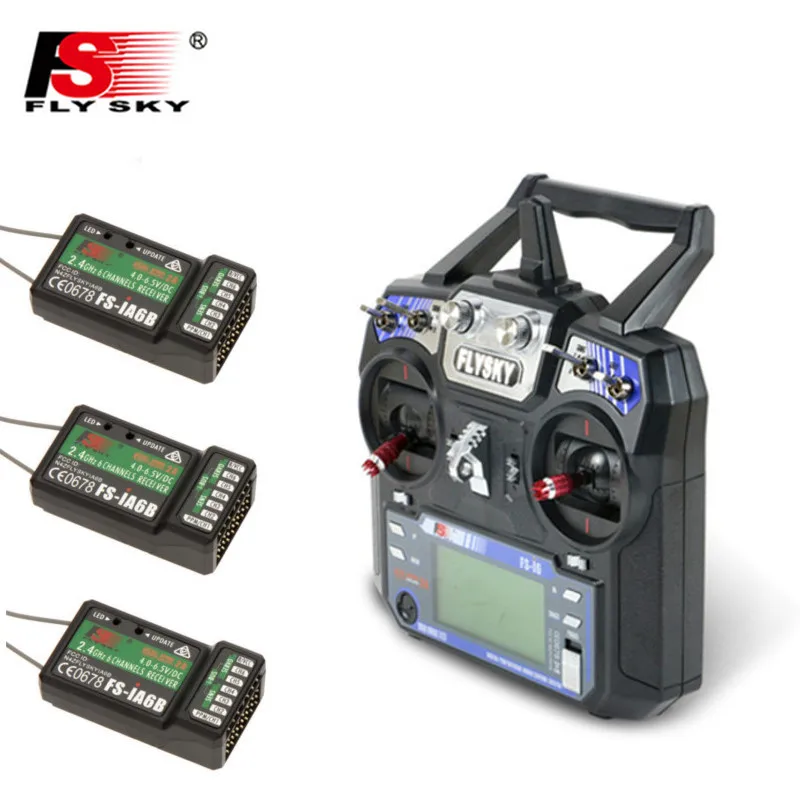 Flysky FS i6 2 4G 6 канальный передатчик с ресивером iA6B IA6B для вертолета самолета FPV