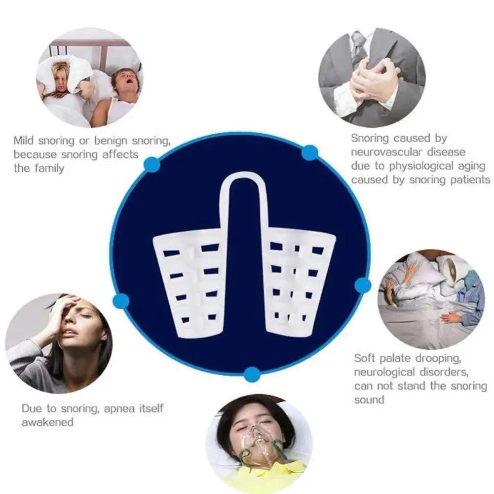 8PCS Silicone Snoring Device Mini Snoring Nose Clip Anti snoring Device with 4 Sizes 3