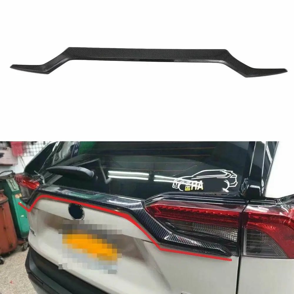 Для Toyota RAV4 хромированная ABS Автомобильная Задняя Крышка багажника декоративная накладка
