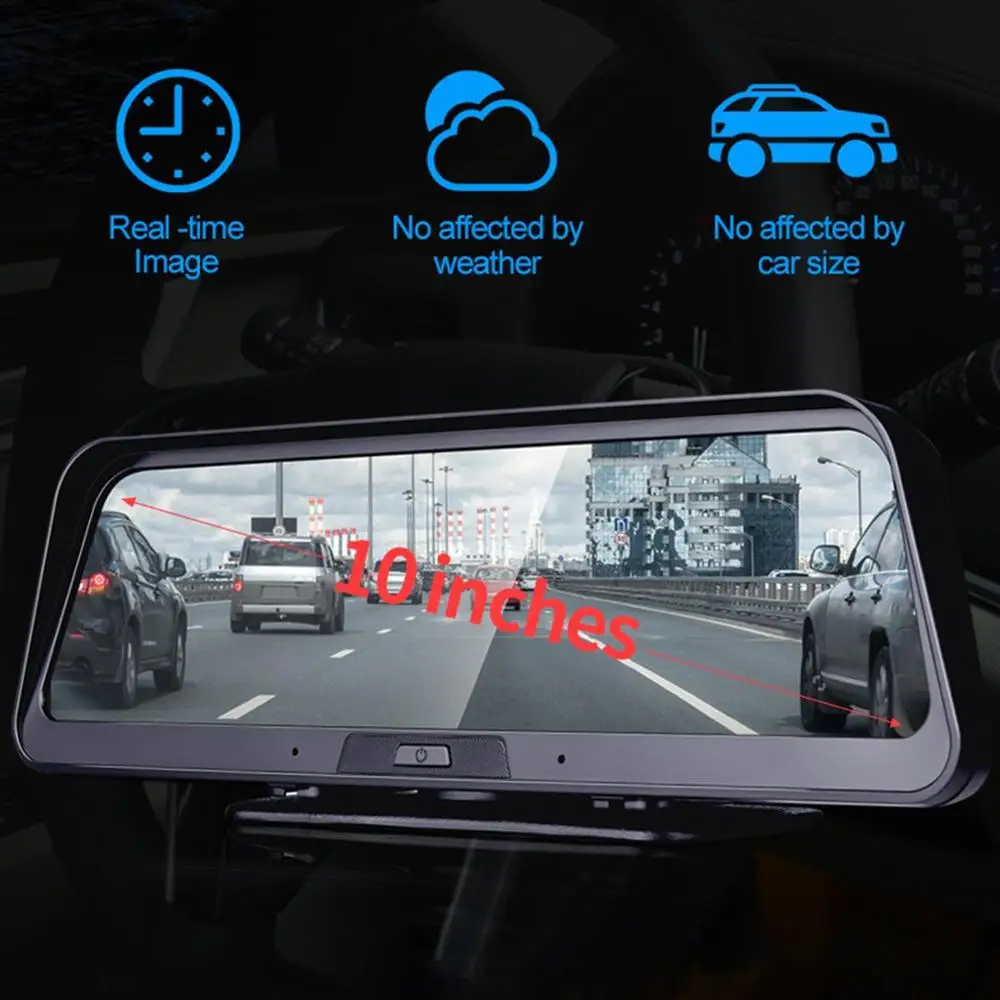 4G центральная консоль gps регистратор грузового автомобиля 10 дюймов Wifi Двойная Запись вождения рекордер сенсорный экран регистратор для автобуса