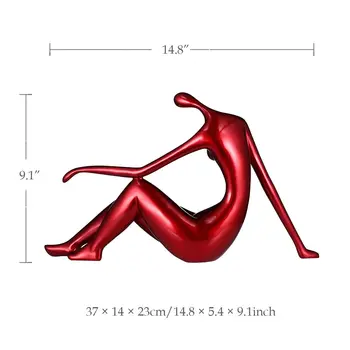 

Sculpture Reclining Woman Fiberglass Sculpture Home Decoration Delicate Baking Paint Elegant Shape For Home Office