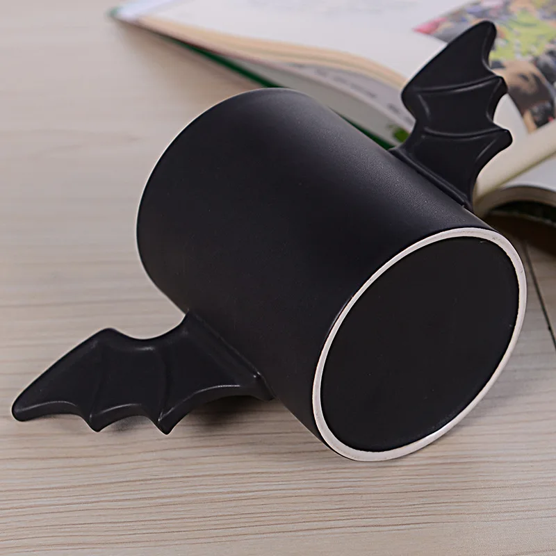 Цельная кружка «летучая мышь», креативная кружка «Бэтмен», Creamic, кружка для кофе, крутая кружка с 3D крыльями летучей мыши, кружка для чая Tazas, персональный подарок