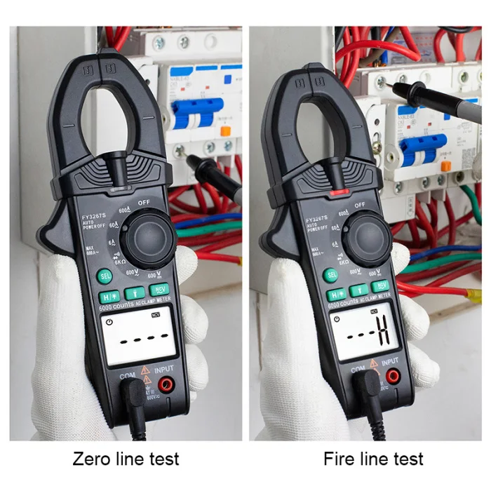 FY3267S клещи тестеры портативный цифровой клещи 6000 отсчетов переменного тока постоянного тока клещи мультиметр PUO88