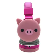 Cool Cartoon Bluetooth Headset 3D Black Cat Wireless Headphones Support FM Function Girl For iPhone Gift Music Stereo Headphones