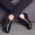 Мужская обувь из натуральной кожи trend all-match Dress shoes мужская дышащая повседневная обувь Британская черная деловая обувь из натуральной кожи