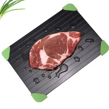 

Magic Fast Defrosting Tray Thaw Food Meat Fish Board Defrost Silicone Quick Defrosting Plate Protective Pad Kitchen Gadget Tool