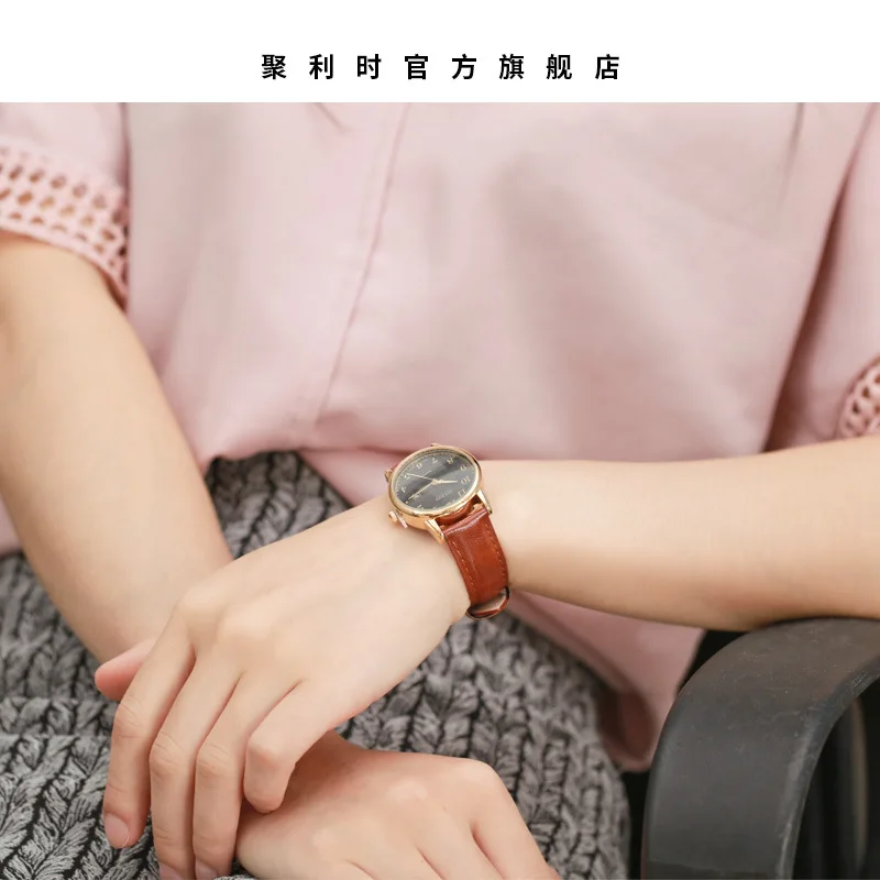 

Julius Fashionable Watch Business Casual Calendar Window COUPLE'S Watch Couple Watch Ja-508ml
