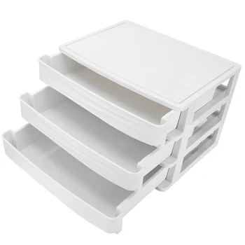 

box for jewelry packaging Layered Multi‑Functional Stackable Desktop Storage Box Simple Notebook Organizer jewerly box