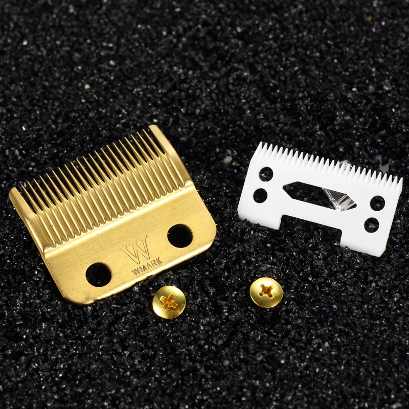 WMARK blade Professional cordless Hair Clipper blade High carton steel clipper accessories golden for choice golden screws