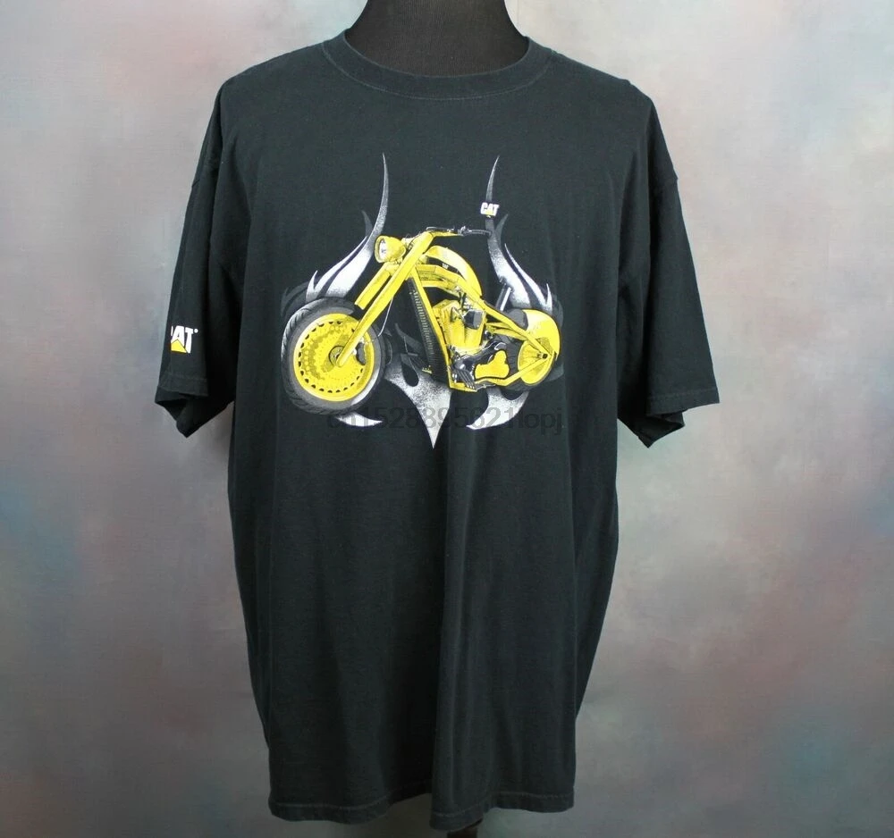 

Caterpillar CAT Mens 2XL T Shirt Motorcycle Graphic Tee Short Sleeve XXL Cotton