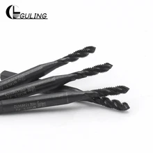 GULING HSS-E Spiral Fluted Taps with OXIDATION coating thread Metric machine tap M1.2 M2 M4 M5 M6 M7 M8 M16 Screw Thread Taps