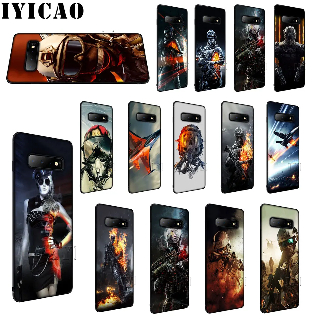 Мягкий силиконовый чехол IYICAO для Samsung S6 S7 S8 Edge S9 S10 Plus S10e | Мобильные телефоны и