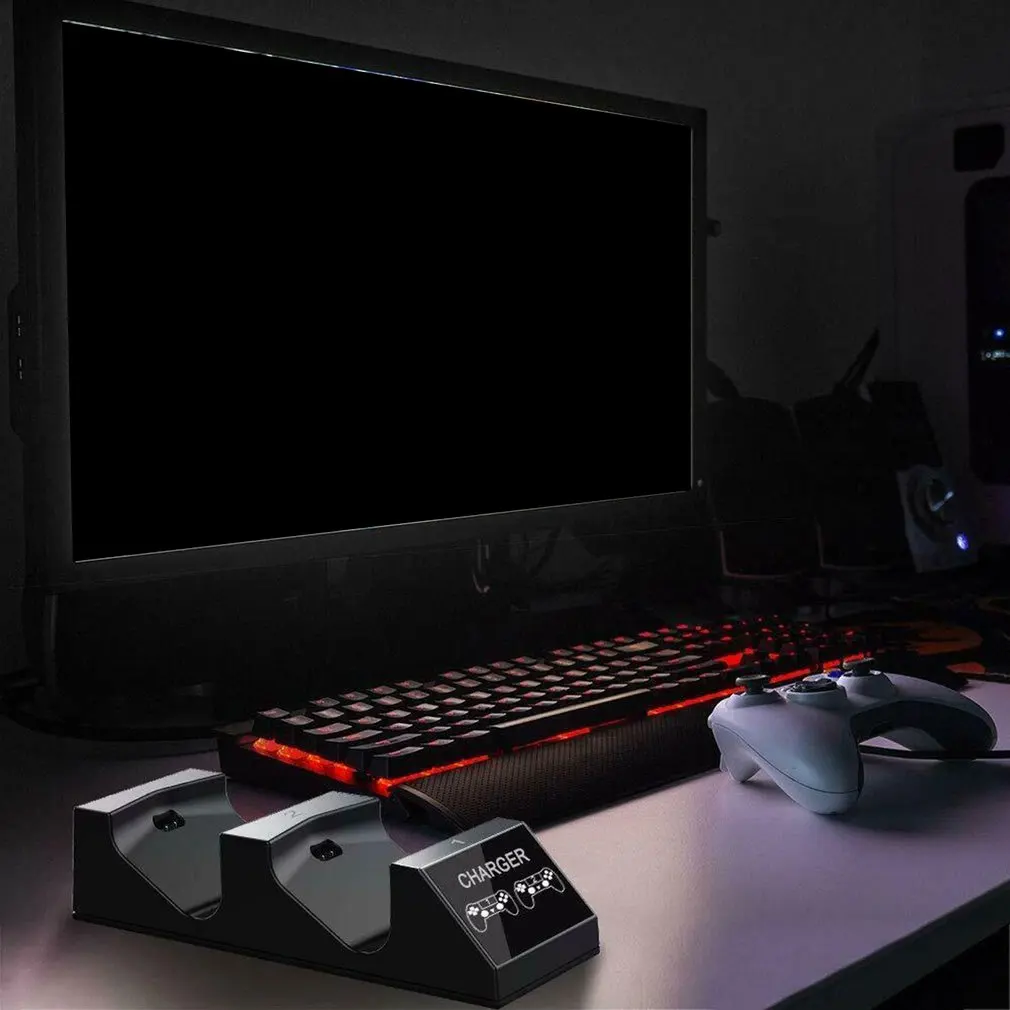 PS4 контроллер зарядное устройство PS4 USB зарядная док-станция зарядная станция для sony Playstation 4/PS4 Pro контроллер