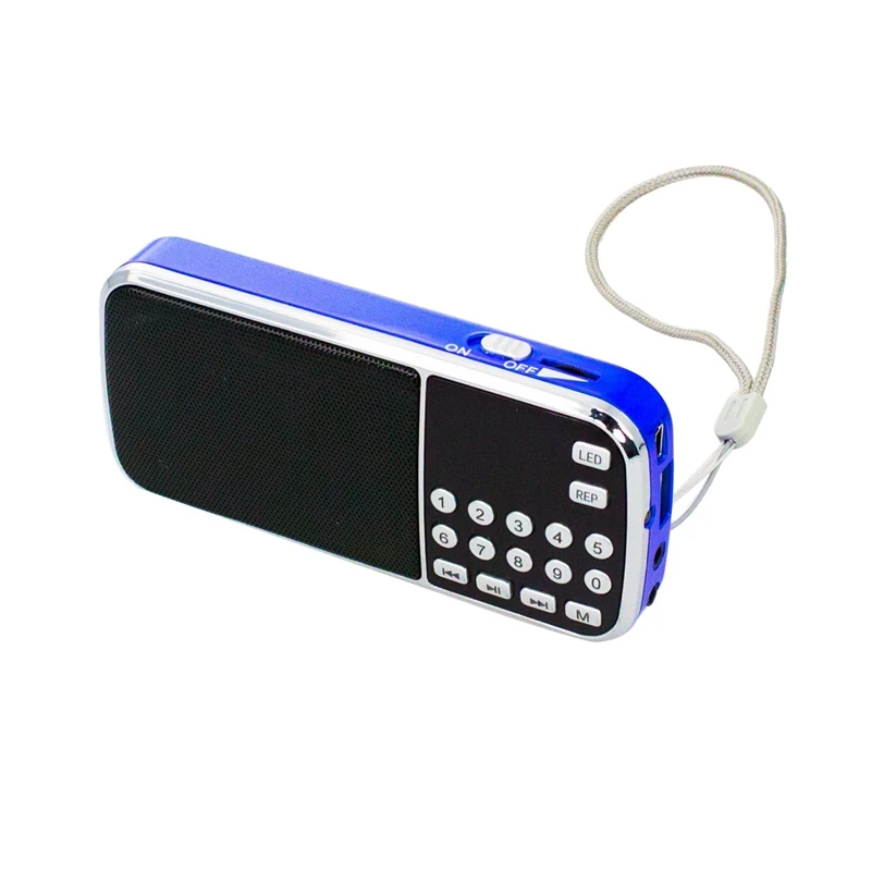 L-088 мини MP3 музыкальный плеер динамик с светодиодный фонарик Автоматическое
