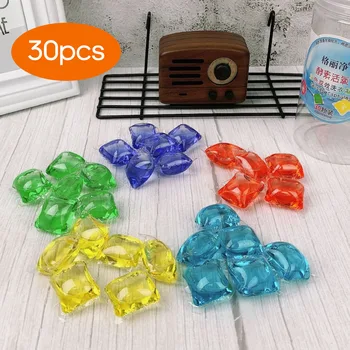 

3 in 1 Laundry Gel Bead Laundry Pods Cleaner Stain Remover Scent Booster Laundry Ball Gel Beads Concentrated Washing Liquid