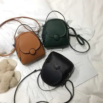 

New Designer Fashion Women Leather Backpack Mini Soft Touch Multi-Function Small Backpack Female Ladies Shoulder Bag Girl Purse