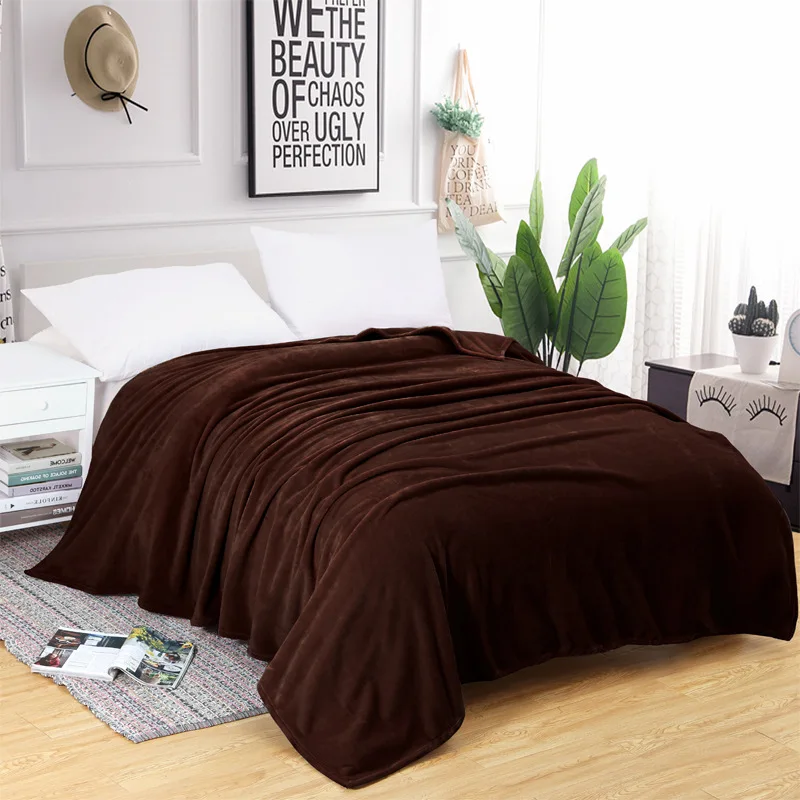 Warm Soft Thick Flannel Blanket Embossed Flowers Coral Fleece Blanket Throw on Bed/travel/air Sofa As Bed Sheets 200x230cm Size - Цвет: as picture show