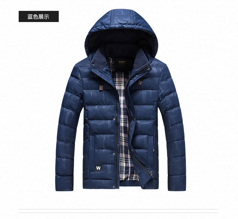 Winter New Style Cotton-padded Clothes Men's Waterproof MEN'S Cotton Clothes Short AliExpress Men'S Wear Thick Coat Men's