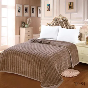 

Super warm soft solid blankets throw on Sofa/Bed/ Travel 210*230 weighted Blankets Bedspread on large bed