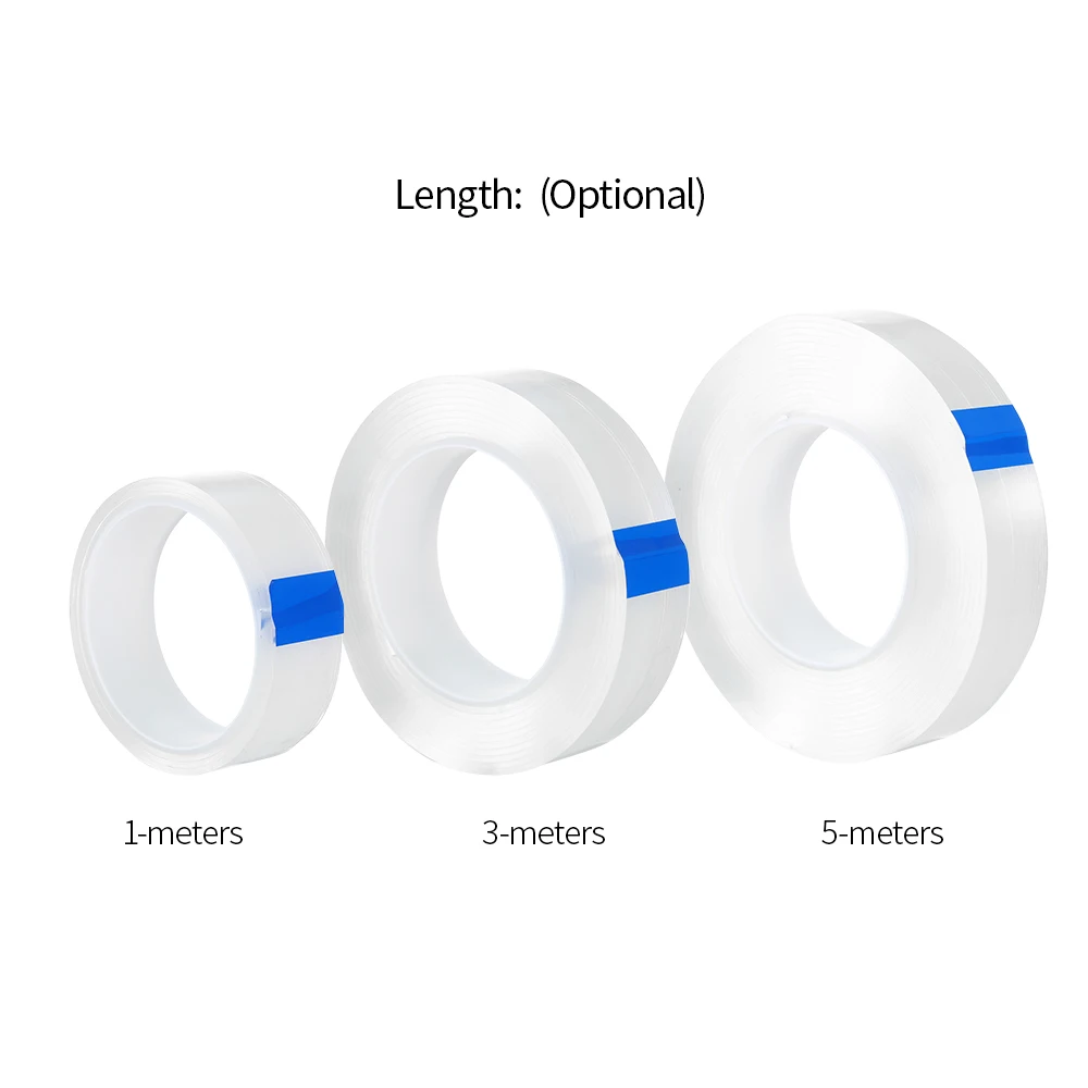 Hot Multifunctional Double-Sided Adhesive Nano Tape Traceless Washable Removable Tapes Indoor Outdoor Gel Grip Sticker 1/3/5 M |