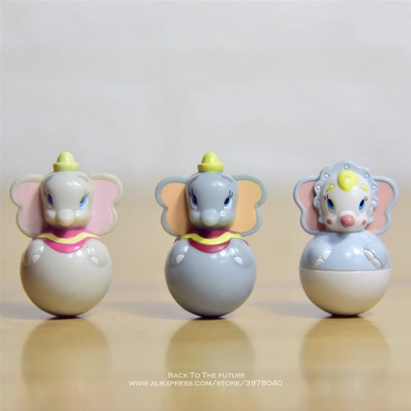 Disney Dumbo 3 5 см tumbler elephant мини-кукла фигурка аниме украшение коллекция игрушки