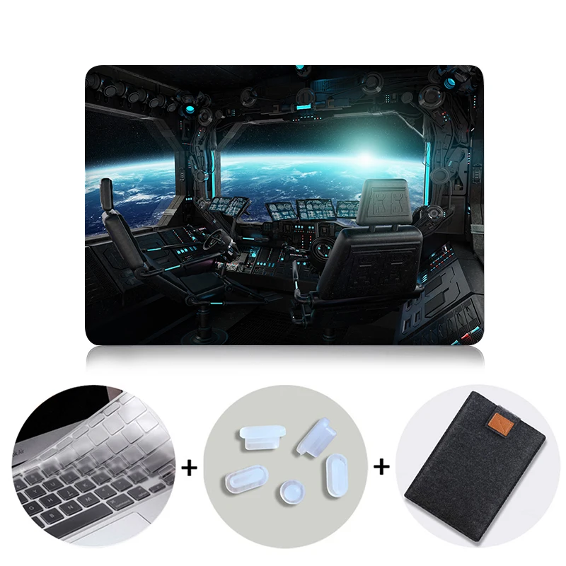 MB03 Чехол MTT для Macbook Air Pro retina 11, 12, 13, 15 дюймов, чехол с сенсорной панелью, космическая капсула, 13,3, 15,4 дюймов, чехол для ноутбука A1706, A1466 - Цвет: MB03