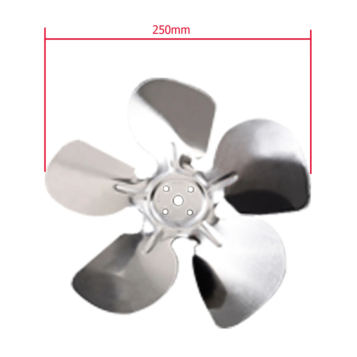 Freezer motor fan blade Aluminum fan blade motor fan blade Refrigerator freezer condenser cooling motor aluminum fan blade