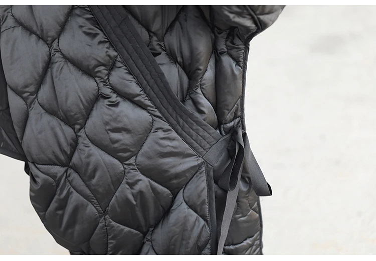 CamKemsey зимнее пальто для женщин Осень Рукав «летучая мышь» теплый пуховик с хлопковой подкладкой зимние парки женские негабаритные свободное кимоно пальто