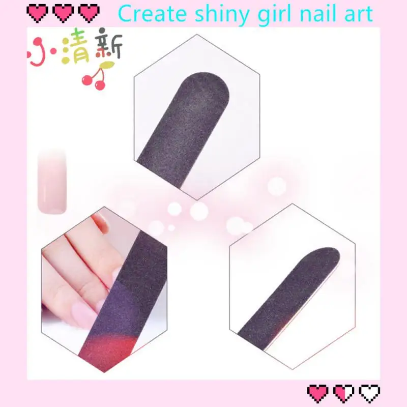 Пилка для ногтей черная шлифовальная полоска средство шлифовки пальцев