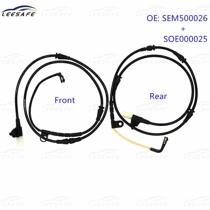 

Front + Rear Alxe Brake Pad Wear Sensor SEM500026 + SOE000025 SOE000023 for Land Rover RANGE ROVER SPORT L320 Brake Alarm Sensor