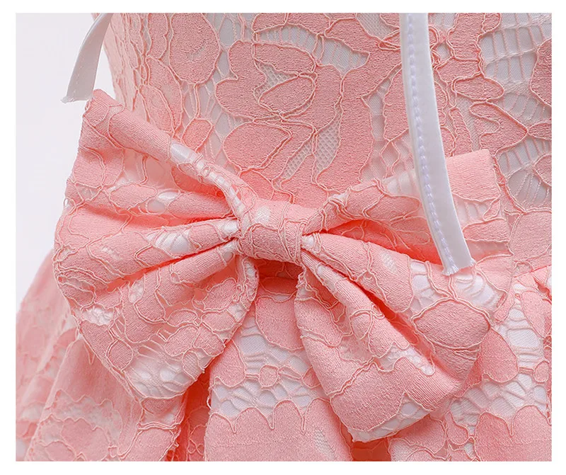 Платье с цветочным узором для девочек; Vestidos; праздничное платье принцессы без рукавов с цветочной вышивкой и бантом; платья с аппликацией для младенцев
