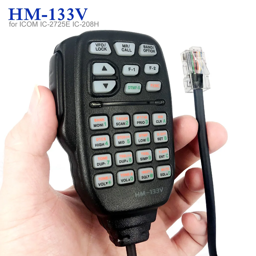 8 Pin HM 133V микрофон для ICOM ID 800H 880H IC E880 2720H 2725E 208H автомобильное мобильное Радио Walkie