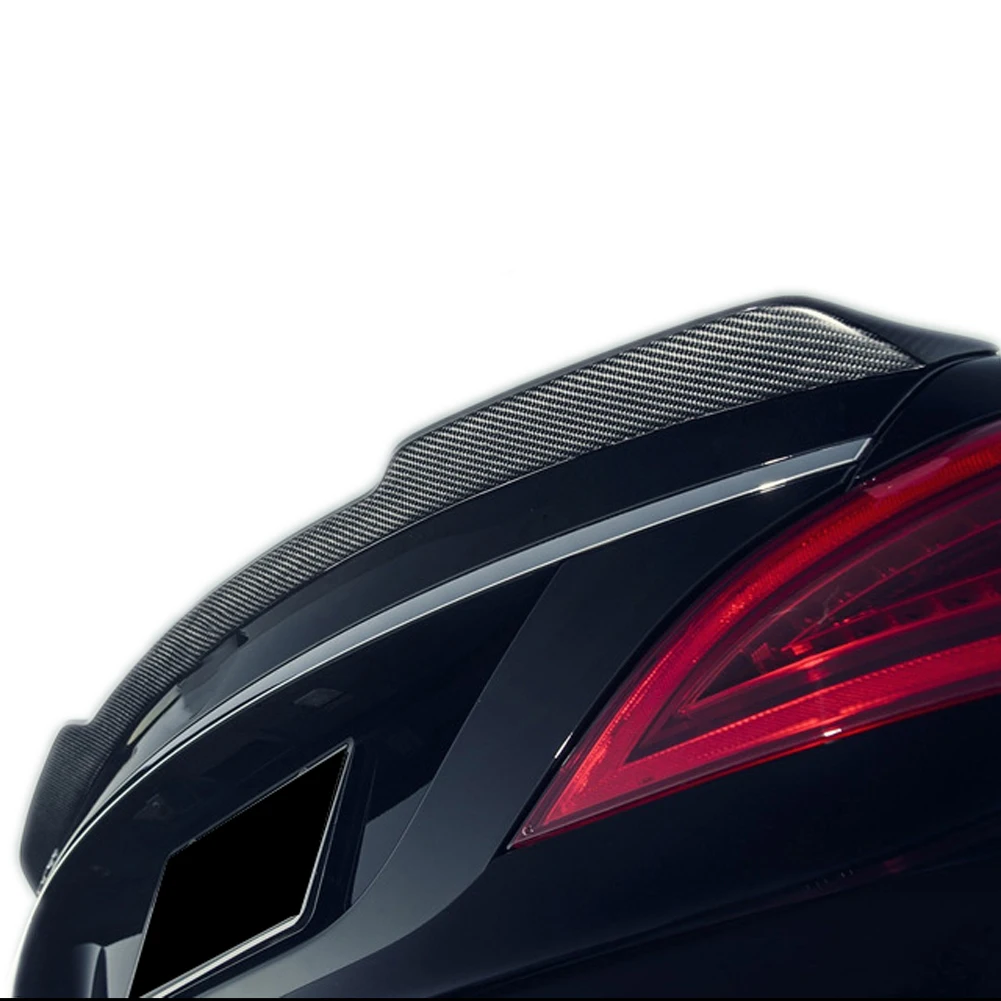 Углеродное волокно задний багажник спойлер для Mercedes Benz C класса W205 C200 C300 купе AMG PSM RT Стиль