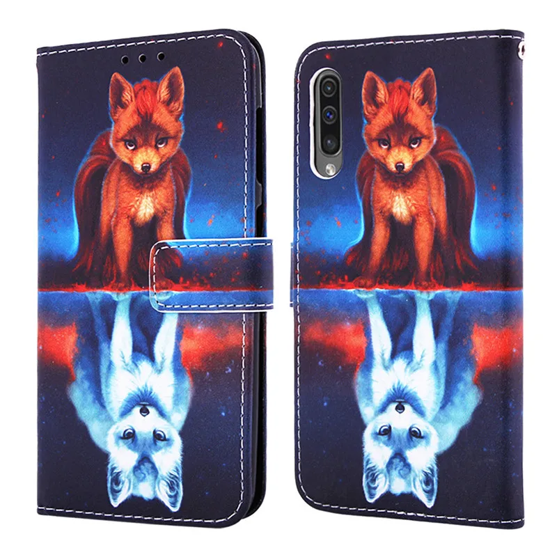Wekays для samsung A10 A20 A30 A40 A50 A70 Мультфильм кожаный чехол Fundas для samsung Galaxy A10 A20 A30 A40 A50 A70 чехол