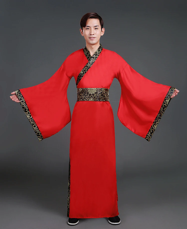 4 Hanfu древний костюм Dyansty, традиционная китайская одежда для мужчин и женщин, длинное платье, одежда для фестиваля, танцевальные платья - Цвет: 4