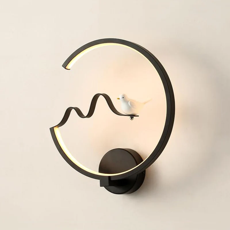 Креативный теплый настенный светильник для спальни прикроватный светодиодный