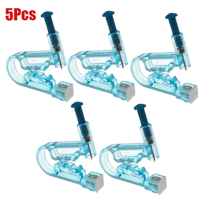 5/10/20PCS Ear Piercing Gun Kit Disposable Disinfect Safety Earring Piercer Machine Studs Nose CLip Body Jewelry Piercing Tools 