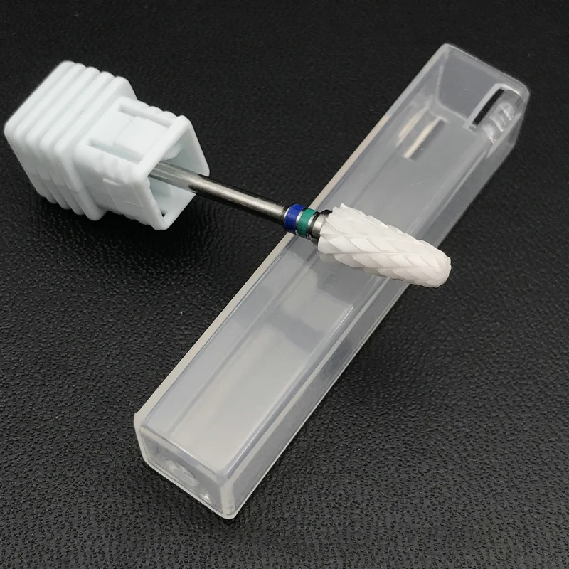 1 шт. керамические сверла для ногтей электрические маникюрные машинки для педикюра Инструменты для маникюра аксессуары для стоматологических боров - Цвет: Коричневый