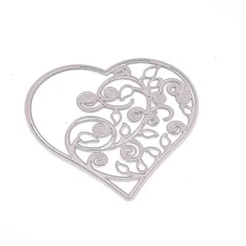 

Heart Carbon Steel Cutting Dies Stencil Craft Leaf Decoration for DIY Creative Scrapbook Dies Embossing Paper Birthday Card