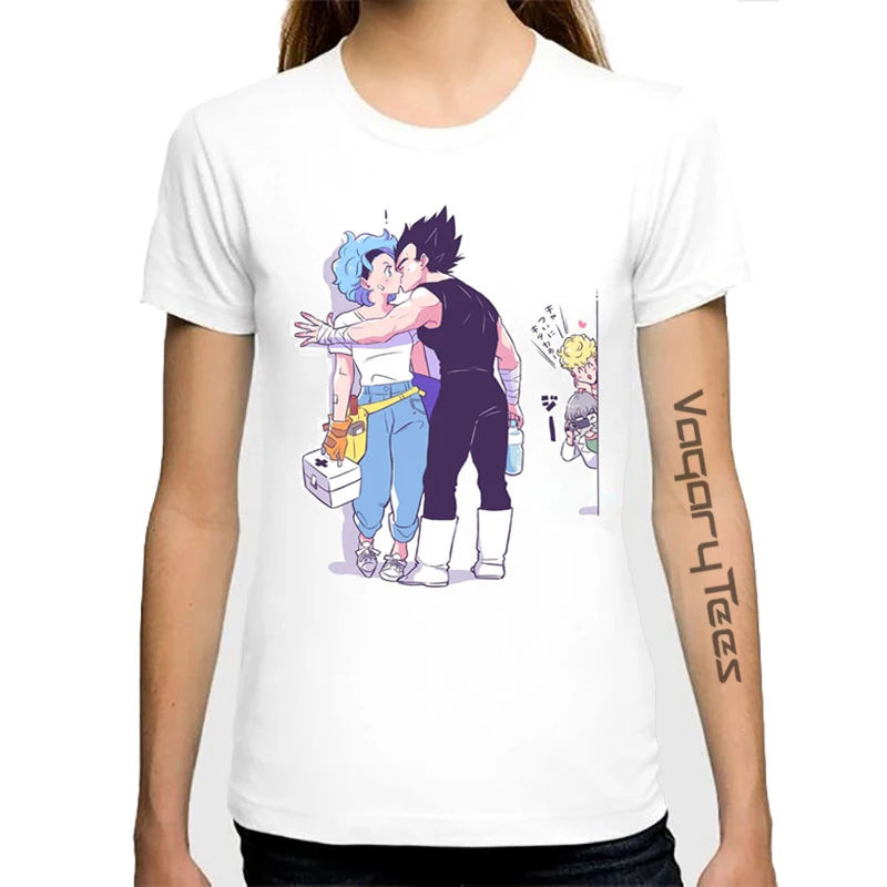 VagaryTeeS 2020 New Women T Shirt dragon ball T-Shirt Young Vegeta wife love dragon ball Z females Tee Tops