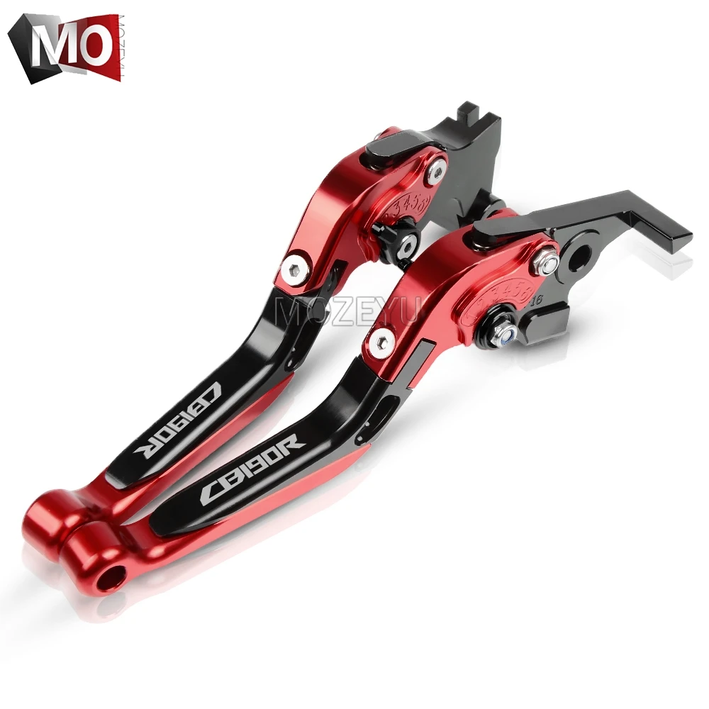 Для Honda CB190R CB 190R 190 R CB190 R- Мотоцикл с ЧПУ Регулируемые Складные Выдвижные Тормозные Рычаги сцепления Набор - Цвет: CB190R 15-18 RD