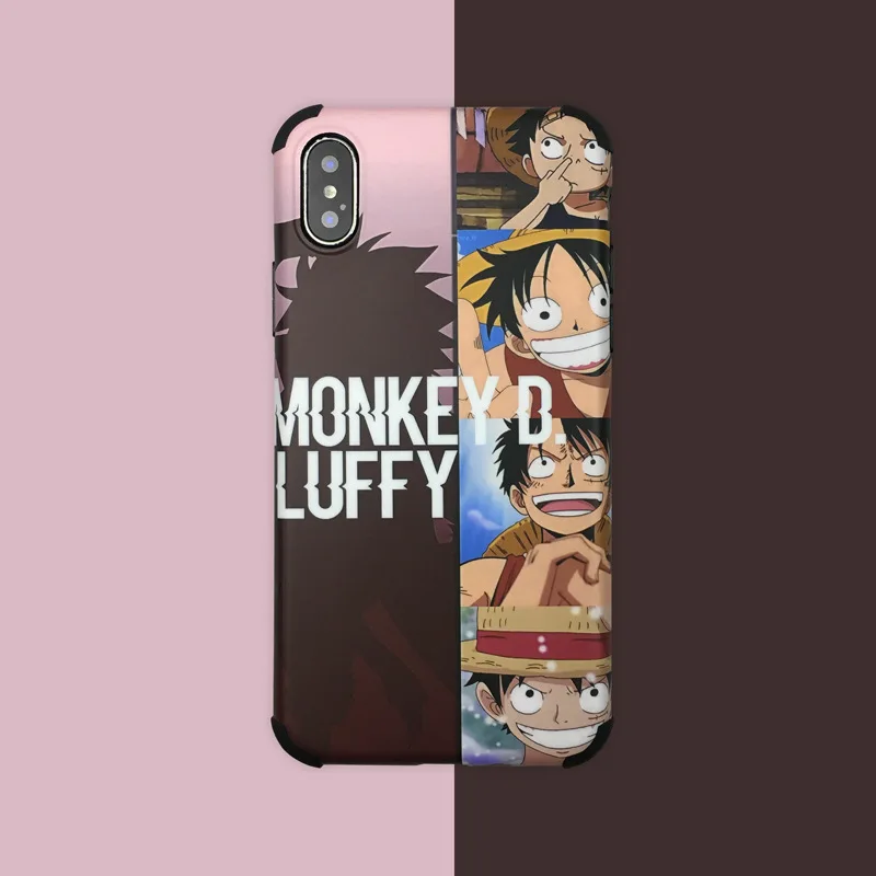 One Piece luffy sunny Roronoa Zoro chopper Anime Phone case for coque iPhone 7 7 Plus 6s 8 Plus X XR xs max case silicone cover