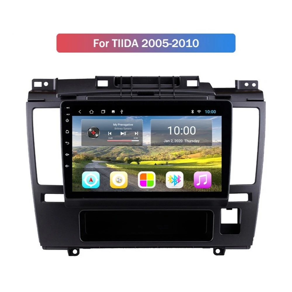 Автомобильный GPS-навигатор Android 10 0 для NISSAN TIIDA 2005-2010 автомобильное радио стерео