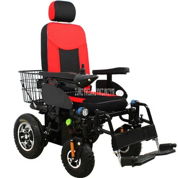 

35km/60km Mileage Off-road Electric Wheelchair Older Disabled Patient Four Wheel Handicapped Scooter Dual Motor 24V 40AH/64AH