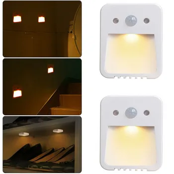 

Motion Sensor Cordless Wall Lights for Corridor, Closet , Stairs , Bedroom , Nursery LED sensor night light AAA battery powered