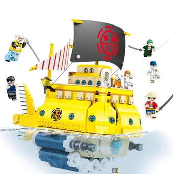 

IN STOCK 1214 PCS SY6295 Techinc Idea One Piece Series Polar Diving Model Building Blocks Bricks Toys Christmas Gifts Children