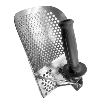 

Stainless Steel Hexahedron Holes Sand Shovel Scoop Beach Essential Diggers Detector Underground For Gold Metal Tool Profess W6Z3