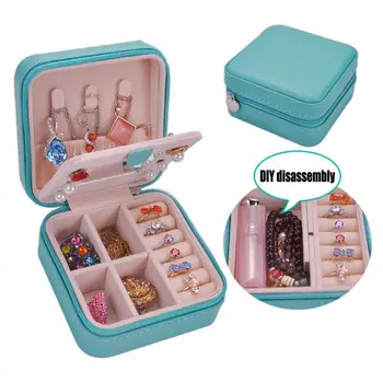 

Multifunctional Double-layer Jewelry Box Waterproof Imitation Leather Box